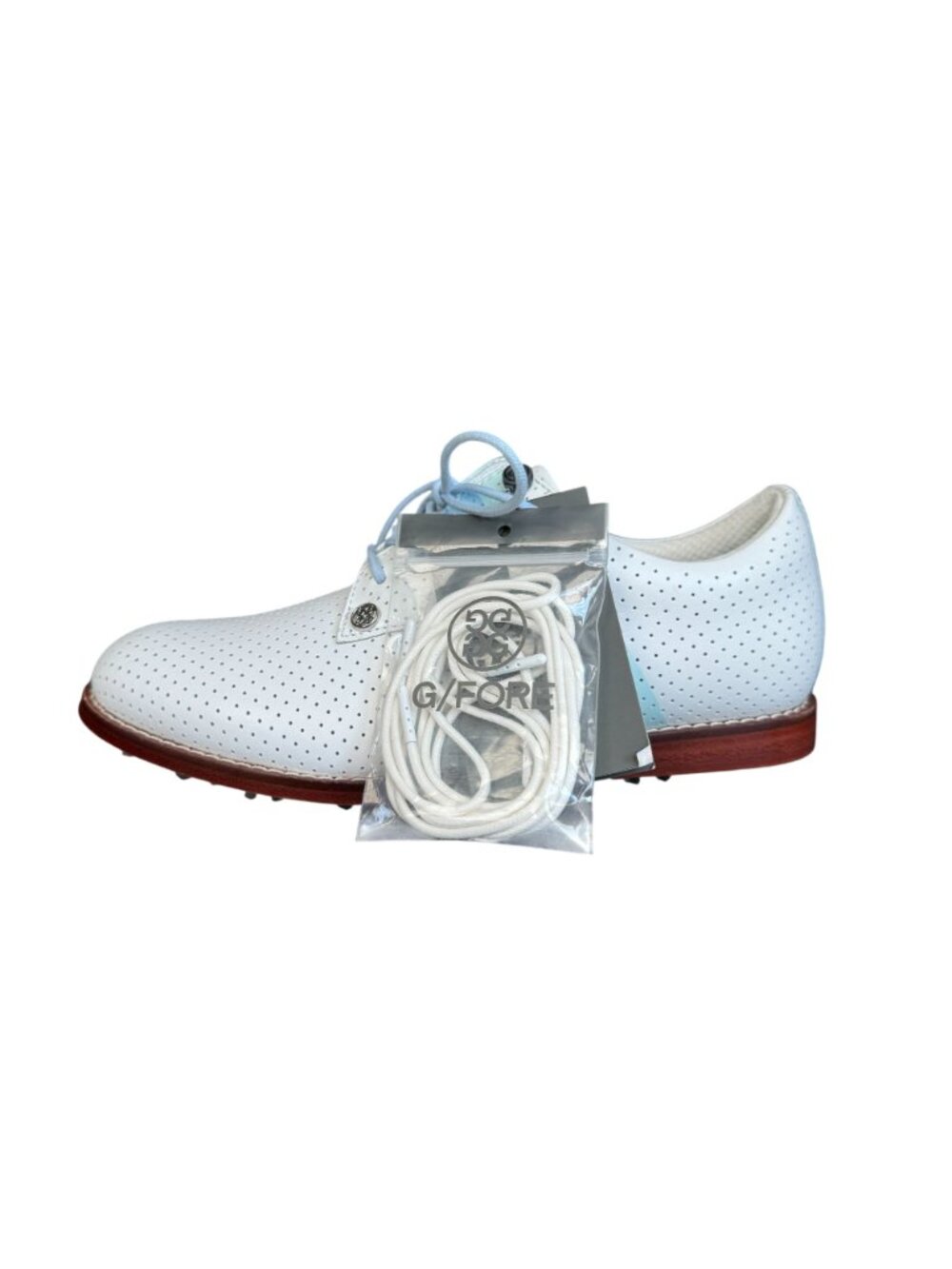 G/Fore Gallivanter Perforated Luxe Leather Women's Golf Shoes, Size 6.5 NWOB - Picture 3 of 11